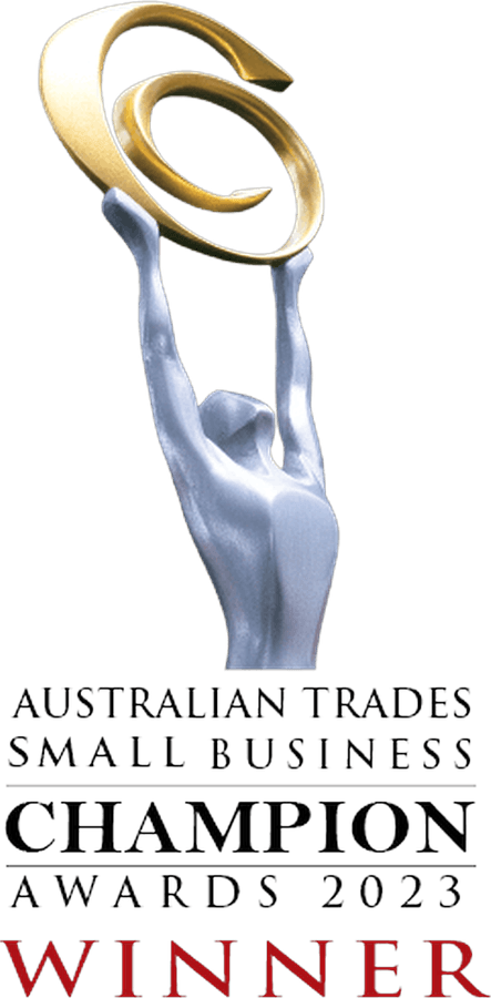 Australian Trades Small Business Champion Awards 2023 badge