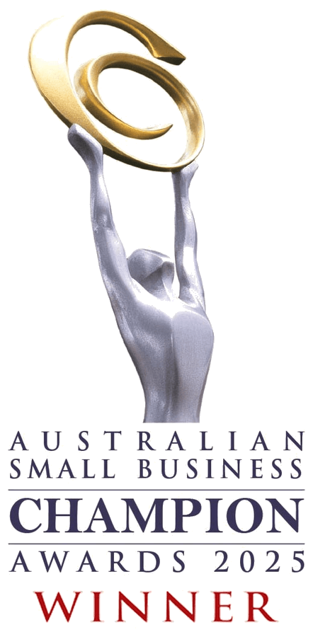 Australian Trades Small Business Champion Awards 2025 badge