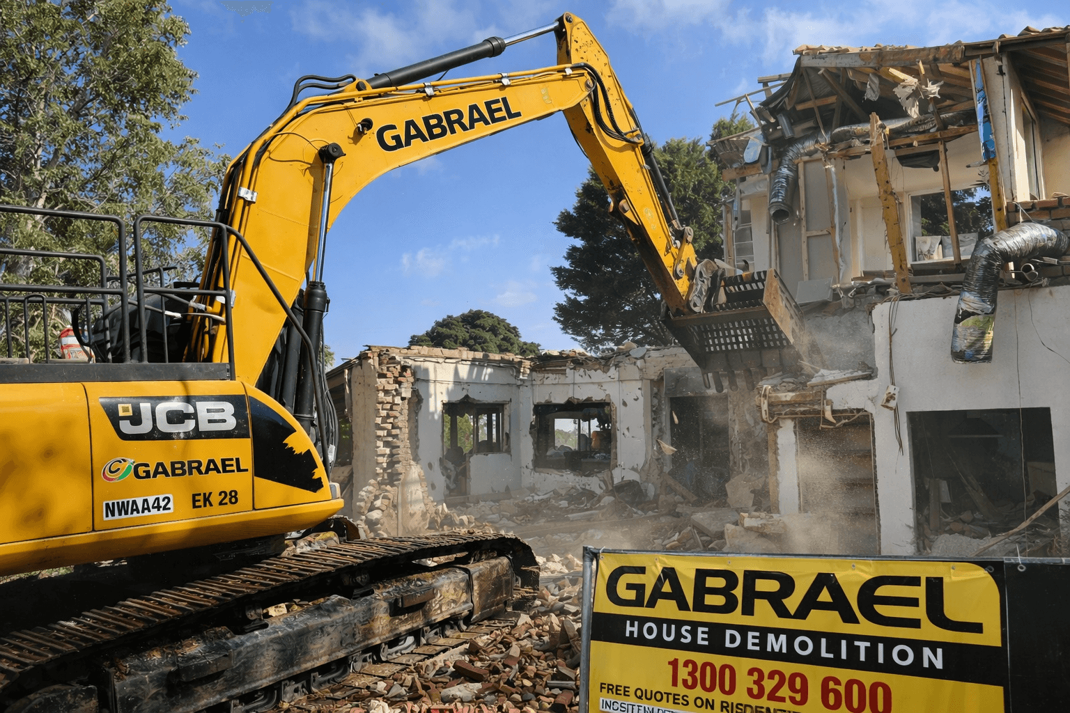 House demolition Sydney - professional residential demolition by licensed contractors